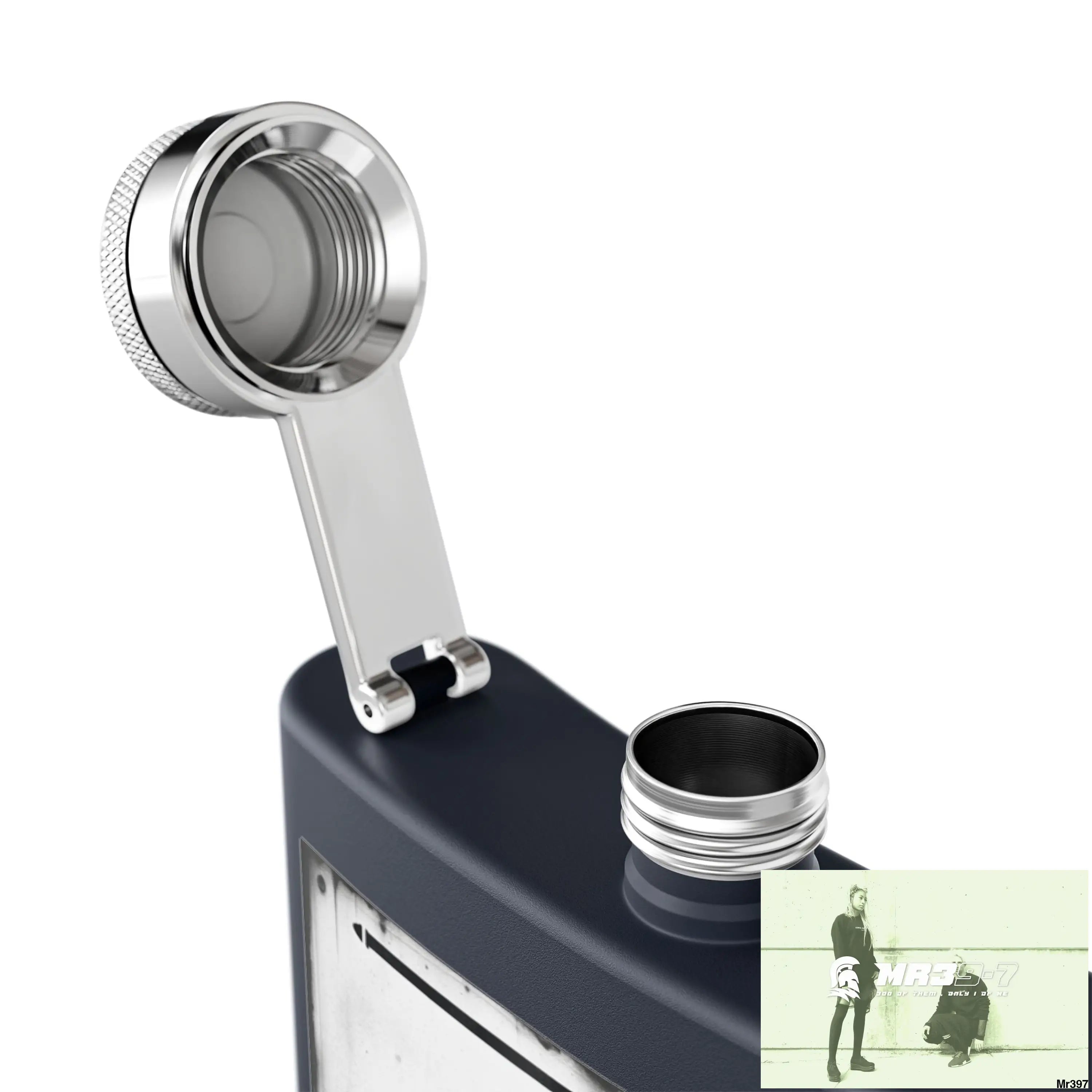 Escape From Hergest Heathrow interception no 1 Stylish Stainless Steel Flask for Tea/ Coffee Lovers - 6oz Personalized