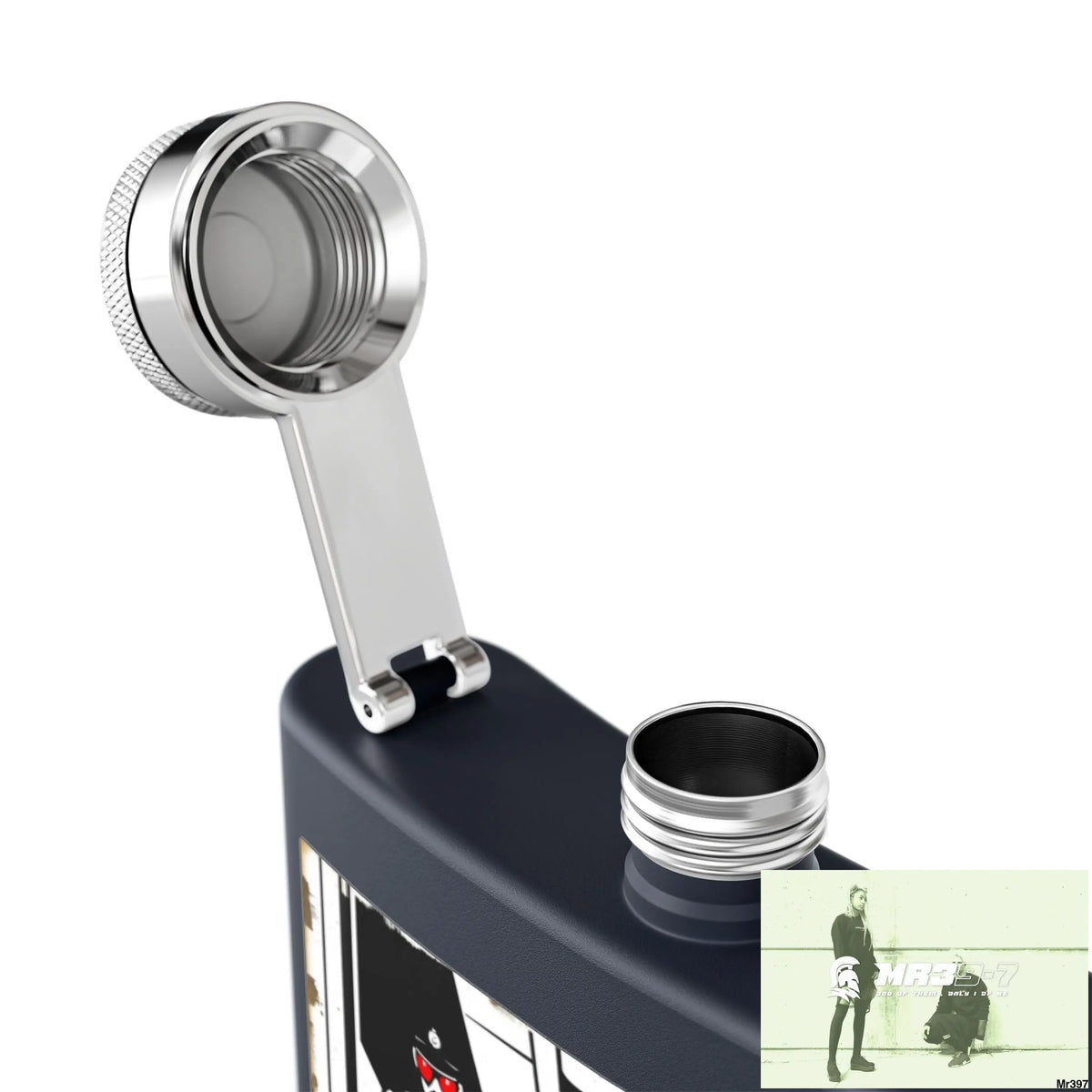 Escape From Hergest Heathrow interception no 4 Stylish Stainless Steel Flask for Tea/ Coffee Lovers - 6oz Personalized