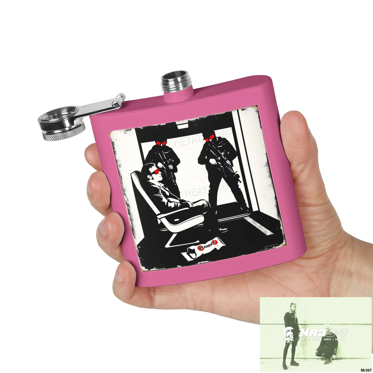 Escape From Hergest Heathrowi interception no 1 Stylish Stainless Steel Flask for Tea/ Coffee Lovers - 6oz Personalized