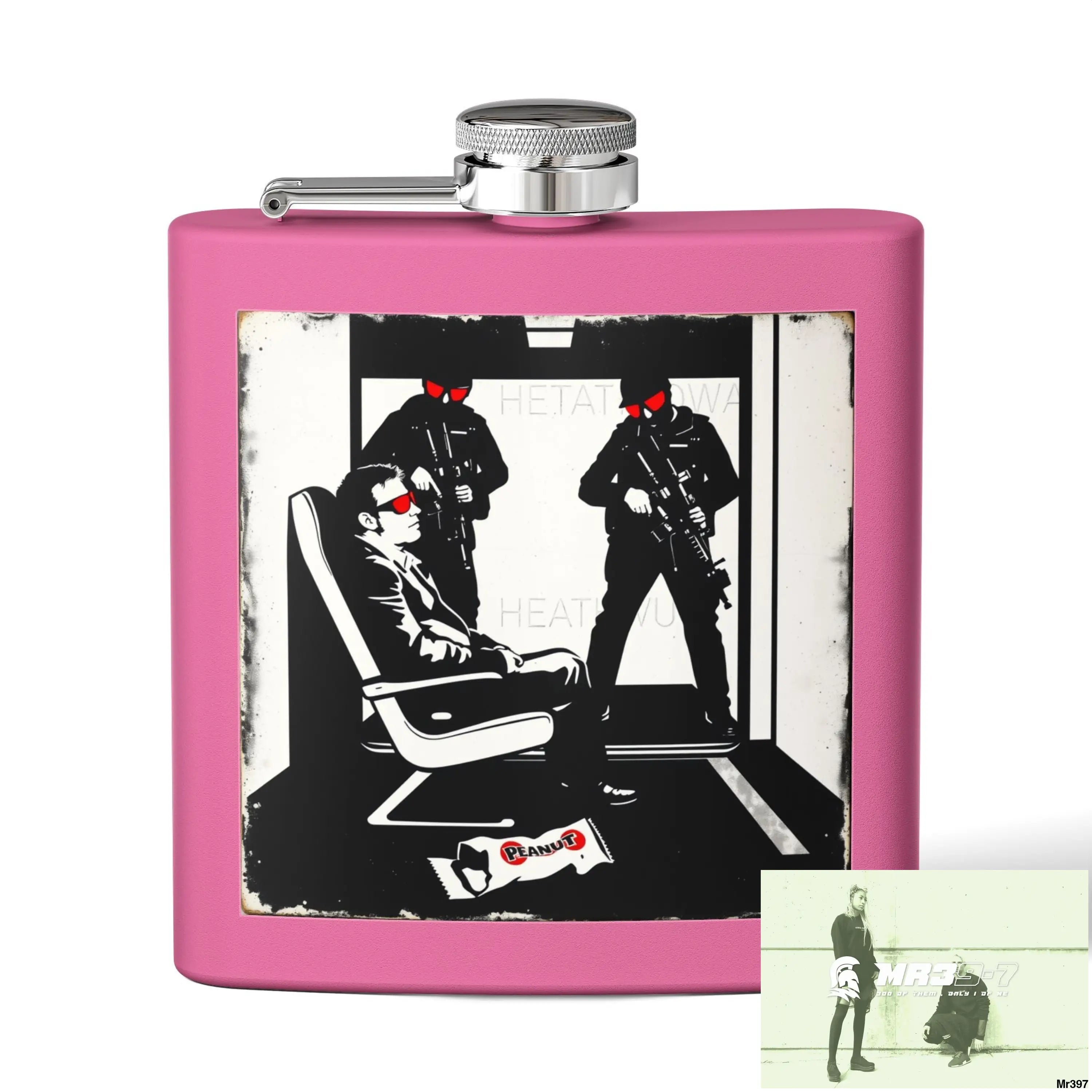 Escape From Hergest Heathrowi interception no 1 Stylish Stainless Steel Flask for Tea/ Coffee Lovers - 6oz Personalized