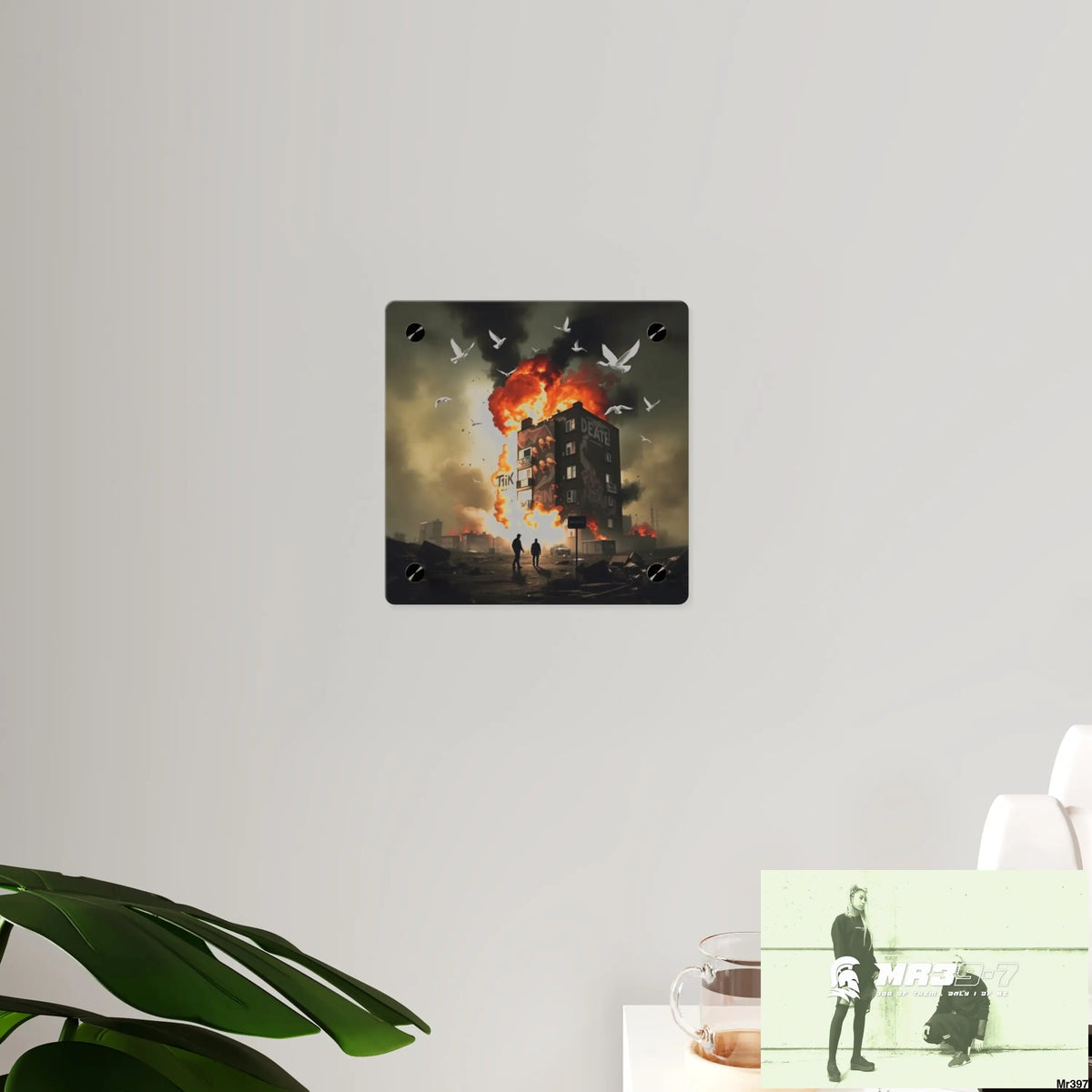 Escape from the block no 1 2628 days Death Flat Covert Failures Ltd Edition no 22 Acrylic Wall Art Panels Home Decor