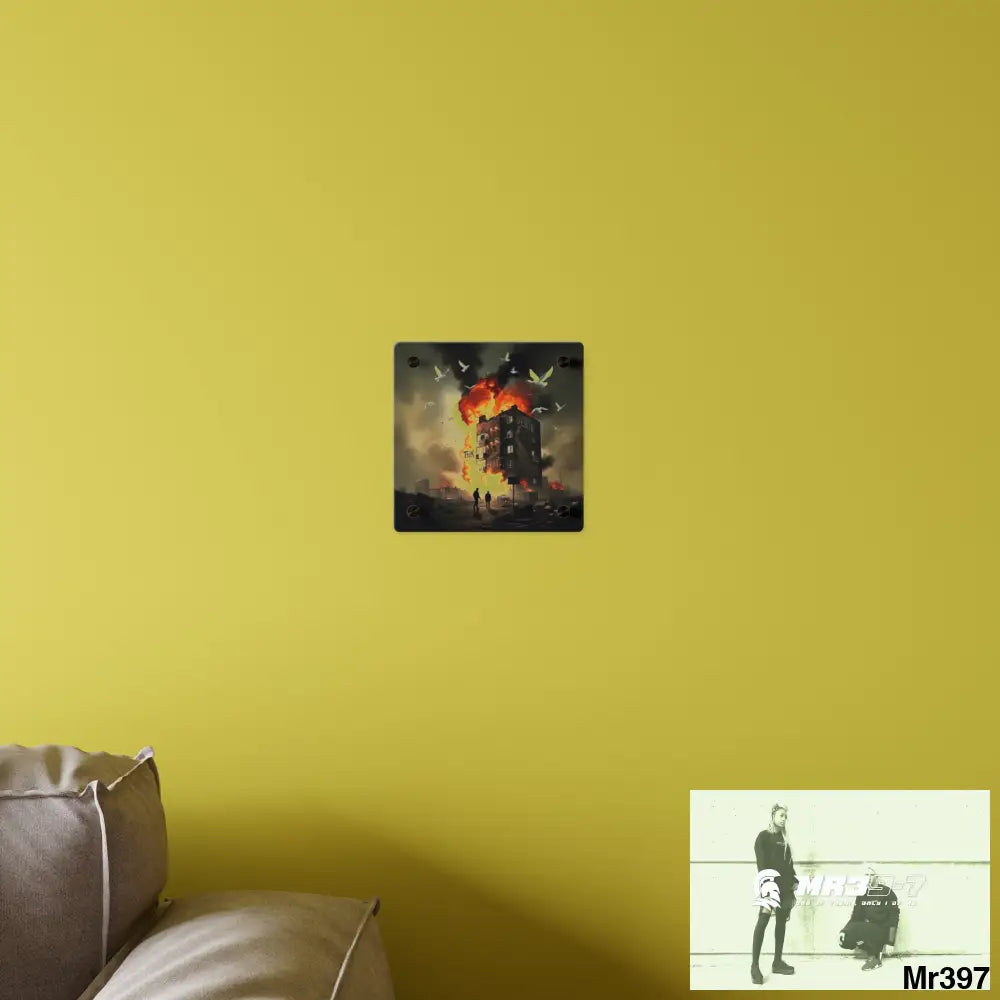 Escape from the block no 1 2628 days Death Flat Covert Failures Ltd Edition no 22 Acrylic Wall Art Panels Home Decor