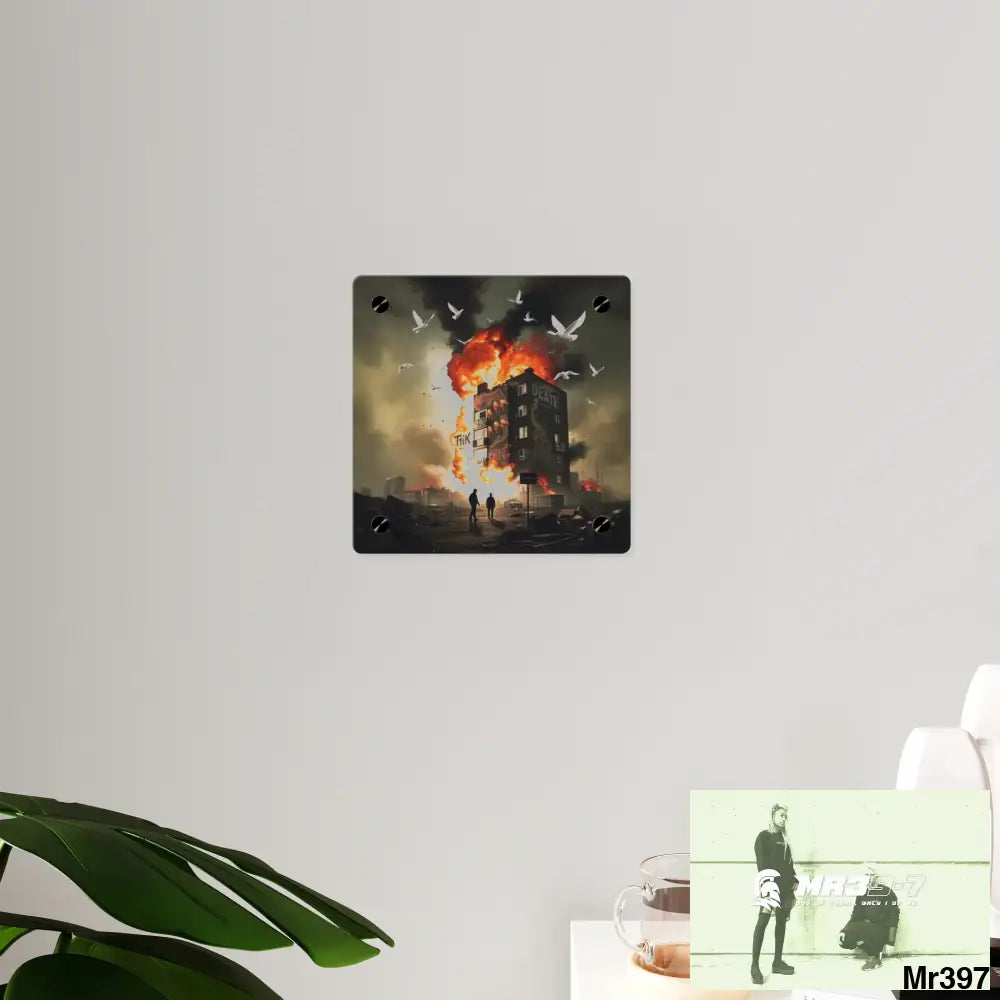 Escape from the block no 1 2628 days Death Flat Covert Failures Ltd Edition no 22 Acrylic Wall Art Panels Home Decor