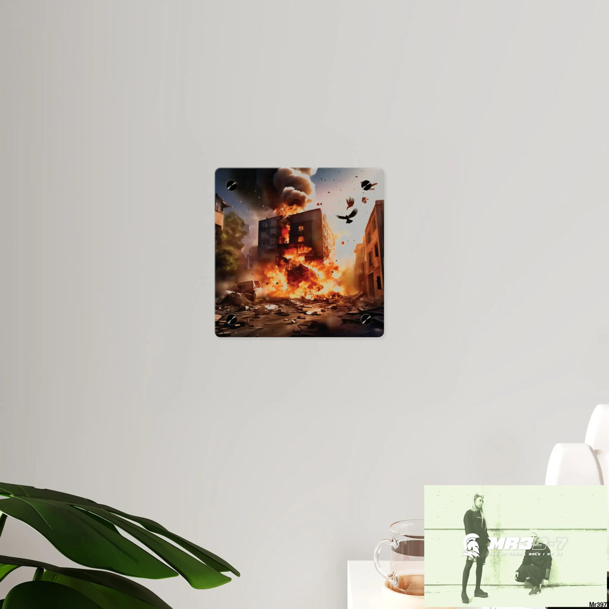 Escape from the block no 10 2628 days Death Flat Covert Failures Ltd Edition no 22 Acrylic Wall Art Panels Home Decor