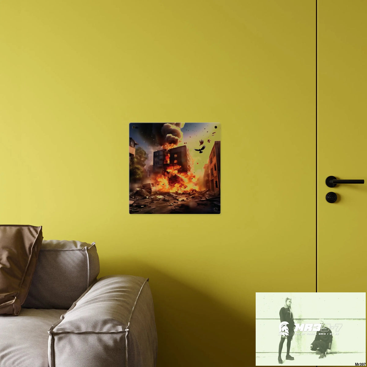 Escape from the block no 10 2628 days Death Flat Covert Failures Ltd Edition no 22 Acrylic Wall Art Panels Home Decor