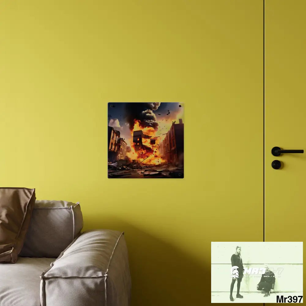 Escape from the block no 11 2628 days Death Flat Covert Failures Ltd Edition no 22 Acrylic Wall Art Panels Home Decor