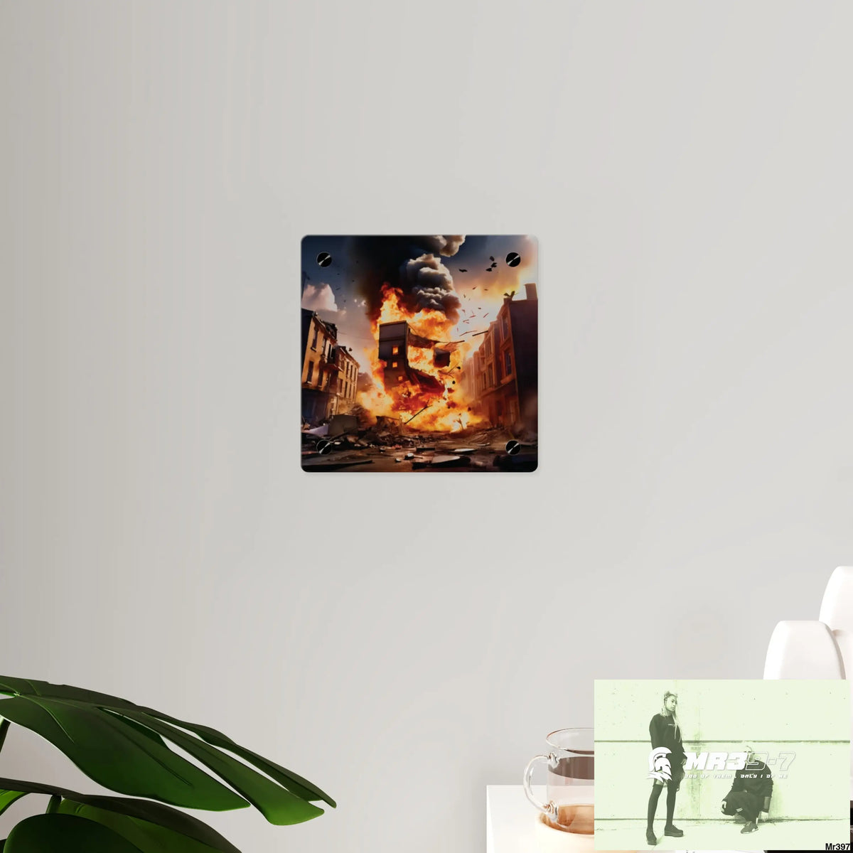 Escape from the block no 11 2628 days Death Flat Covert Failures Ltd Edition no 22 Acrylic Wall Art Panels Home Decor