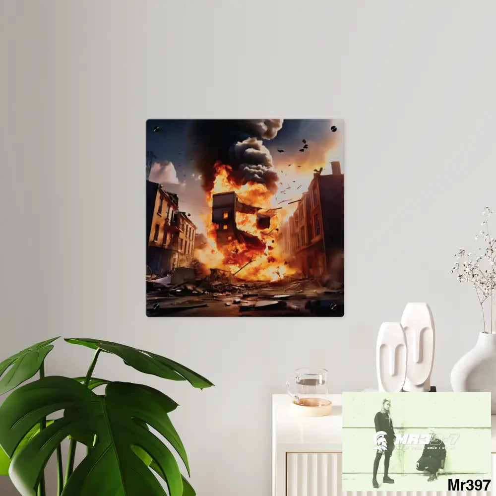 Escape from the block no 11 2628 days Death Flat Covert Failures Ltd Edition no 22 Acrylic Wall Art Panels Home Decor