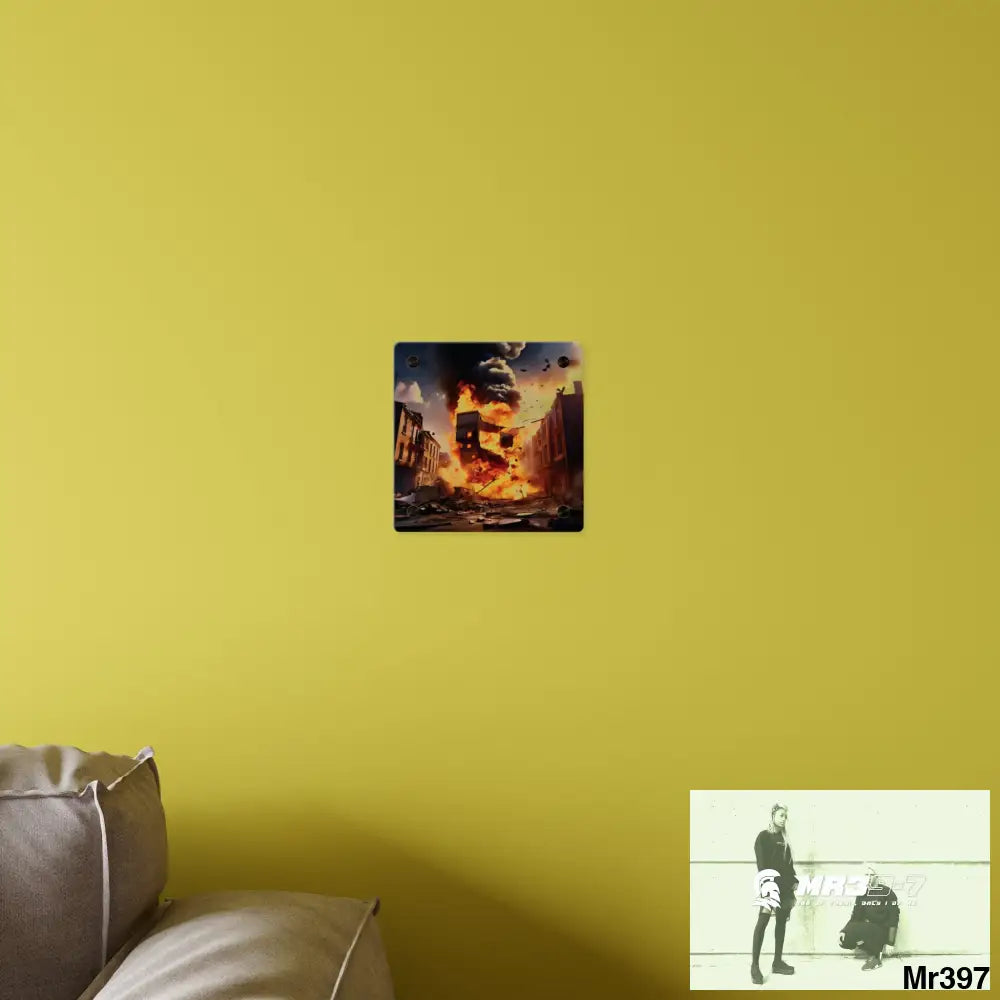 Escape from the block no 11 2628 days Death Flat Covert Failures Ltd Edition no 22 Acrylic Wall Art Panels Home Decor