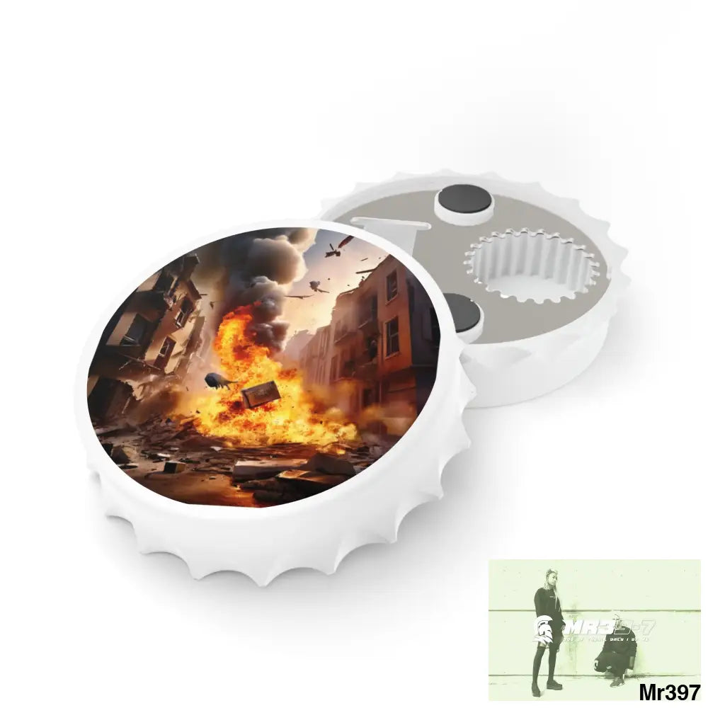 ESCAPE FROM THE BLOCK NO 11 2628 DAYS DEATH FLAT COVERT FAILURES LTD EDITION NO 22 Magnetic Bottle Opener One size