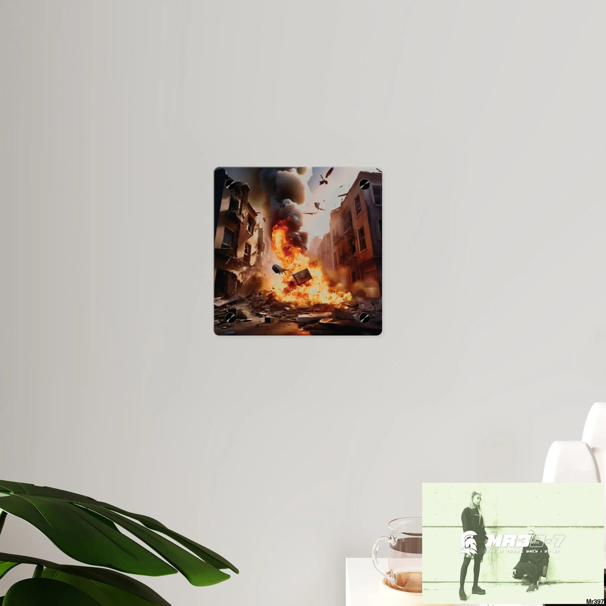 Escape from the block no 12 2628 days Death Flat Covert Failures Ltd Edition no 22 Acrylic Wall Art Panels Home Decor