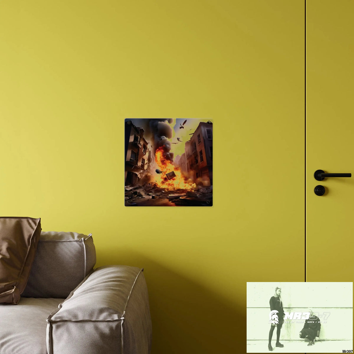 Escape from the block no 12 2628 days Death Flat Covert Failures Ltd Edition no 22 Acrylic Wall Art Panels Home Decor