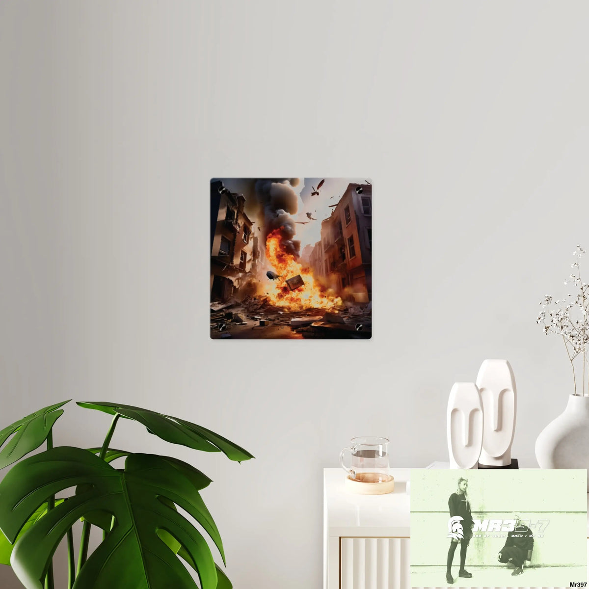 Escape from the block no 12 2628 days Death Flat Covert Failures Ltd Edition no 22 Acrylic Wall Art Panels Home Decor