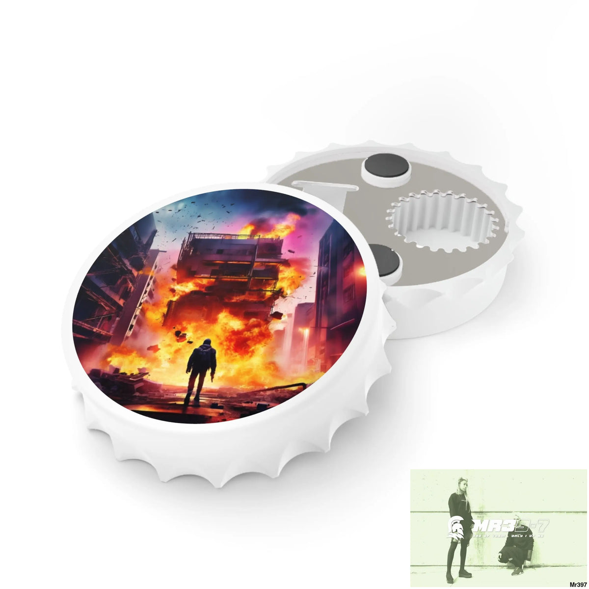 ESCAPE FROM THE BLOCK NO 12 2628 DAYS DEATH FLAT COVERT FAILURES LTD EDITION NO 22 Magnetic Bottle Opener One size