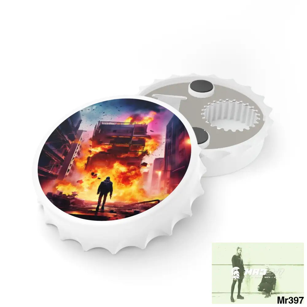 ESCAPE FROM THE BLOCK NO 12 2628 DAYS DEATH FLAT COVERT FAILURES LTD EDITION NO 22 Magnetic Bottle Opener One size