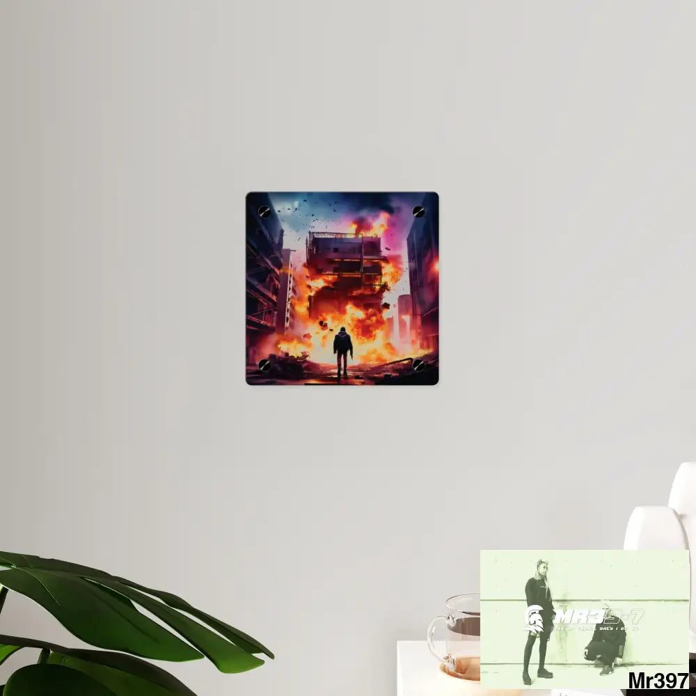 Escape from the block no 13 2628 days Death Flat Covert Failures Ltd Edition no 22 Acrylic Wall Art Panels Home Decor