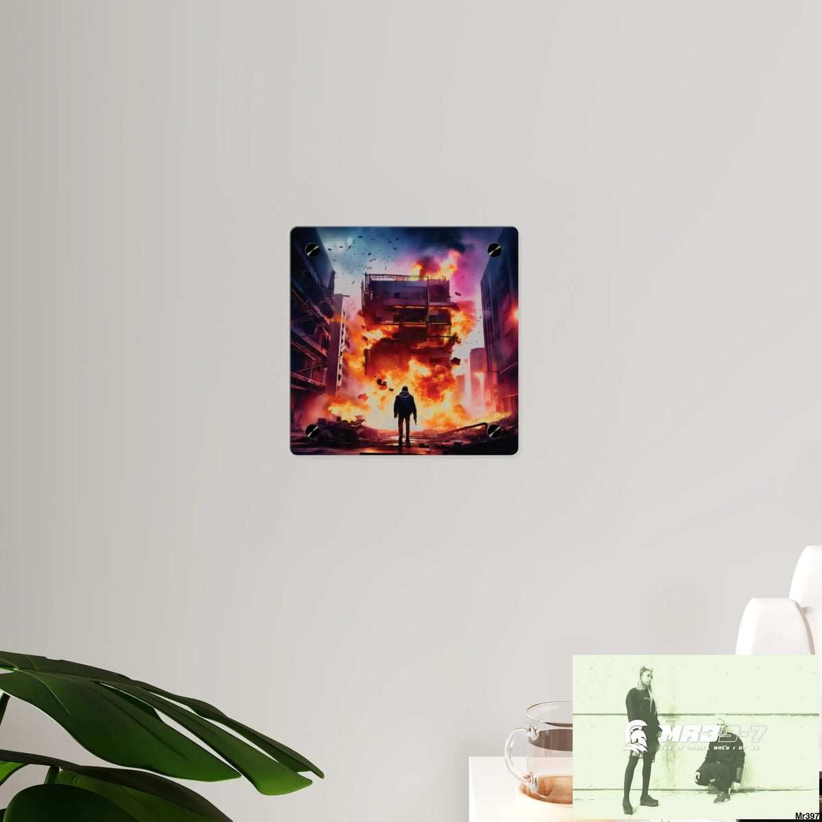 Escape from the block no 13 2628 days Death Flat Covert Failures Ltd Edition no 22 Acrylic Wall Art Panels Home Decor