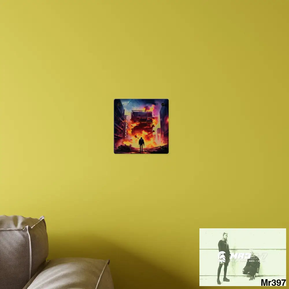 Escape from the block no 13 2628 days Death Flat Covert Failures Ltd Edition no 22 Acrylic Wall Art Panels Home Decor