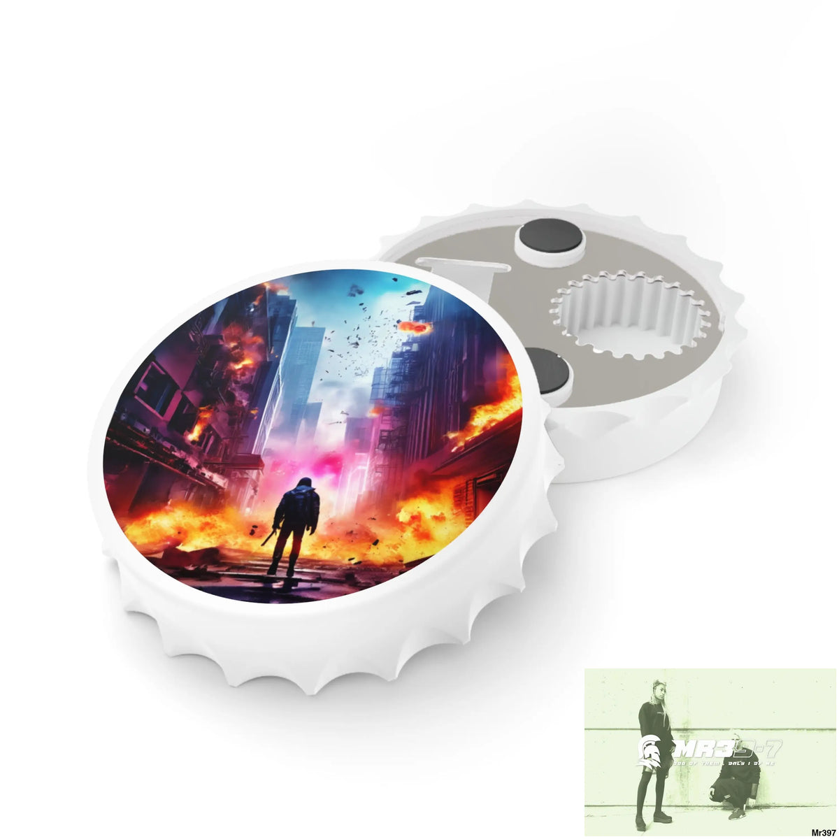 ESCAPE FROM THE BLOCK NO 13 2628 DAYS DEATH FLAT COVERT FAILURES LTD EDITION NO 22 Magnetic Bottle Opener One size