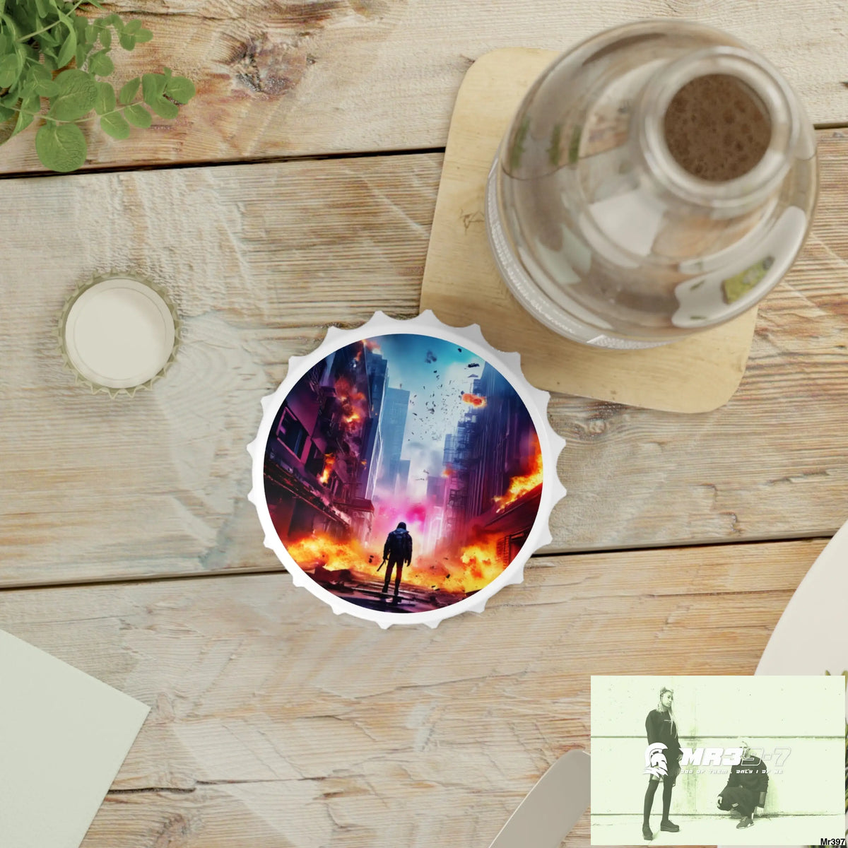 ESCAPE FROM THE BLOCK NO 13 2628 DAYS DEATH FLAT COVERT FAILURES LTD EDITION NO 22 Magnetic Bottle Opener One size