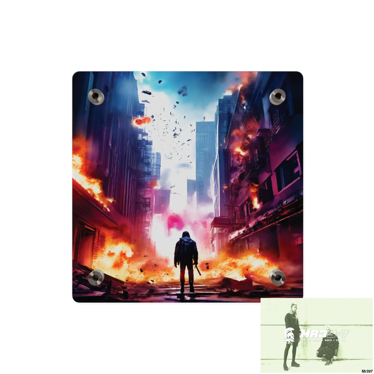 Escape from the block no 14 2628 days Death Flat Covert Failures Ltd Edition no 22 Acrylic Wall Art Panels Home Decor