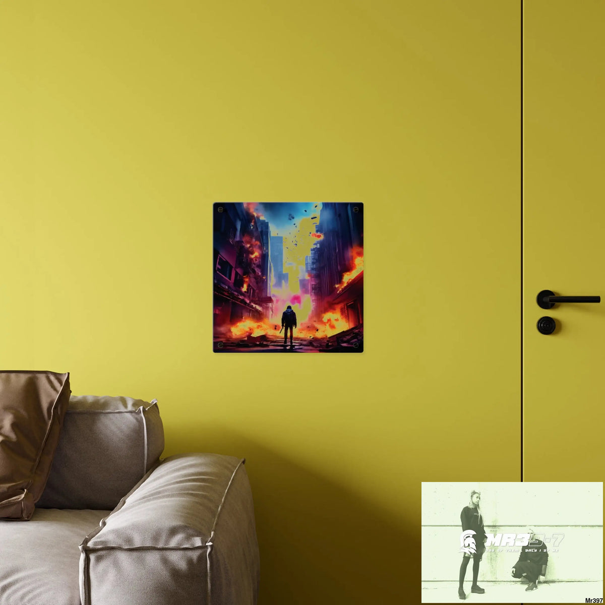 Escape from the block no 14 2628 days Death Flat Covert Failures Ltd Edition no 22 Acrylic Wall Art Panels Home Decor