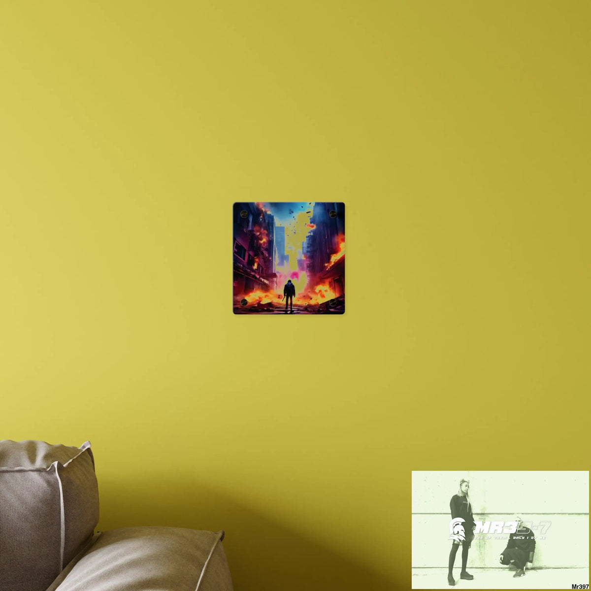 Escape from the block no 14 2628 days Death Flat Covert Failures Ltd Edition no 22 Acrylic Wall Art Panels Home Decor