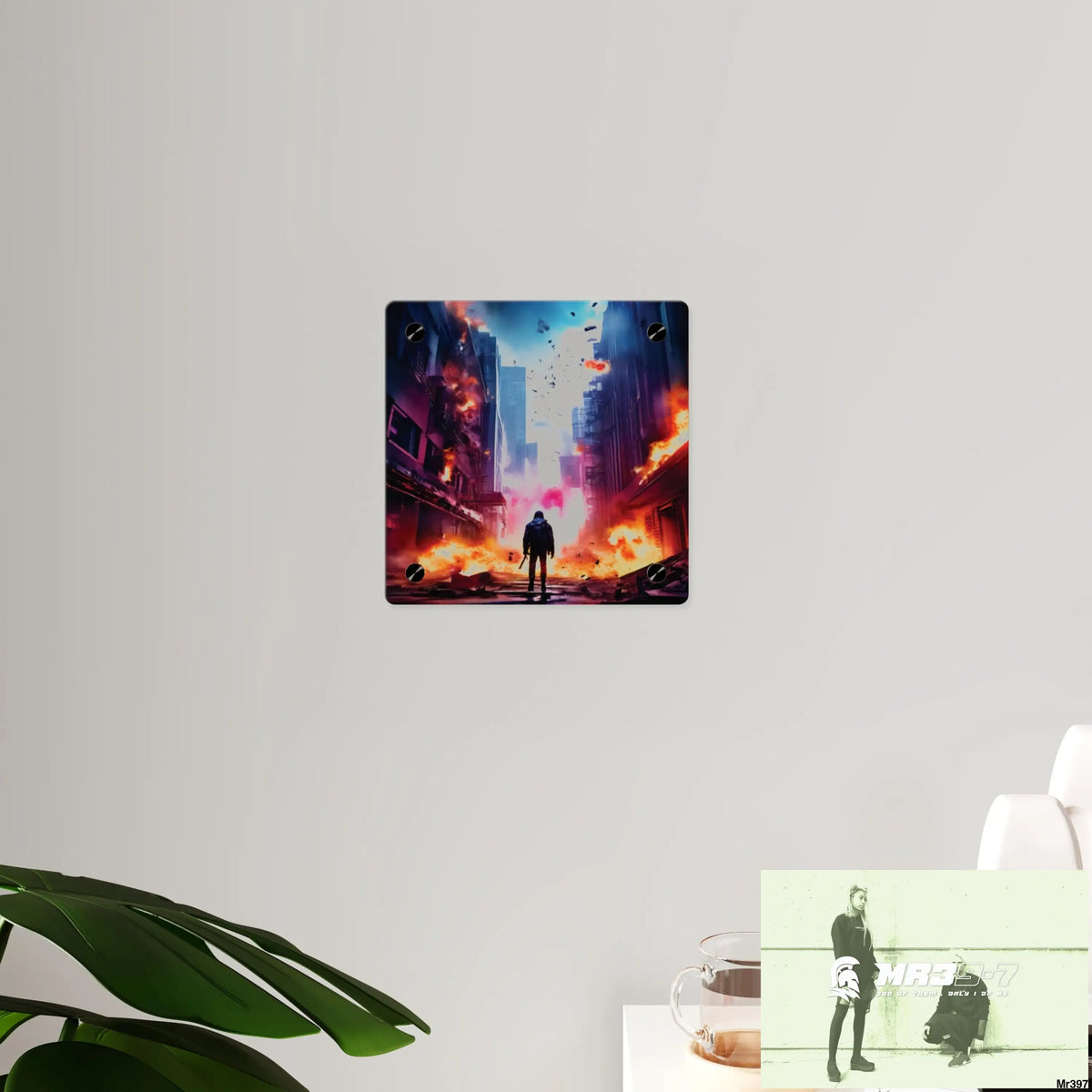 Escape from the block no 14 2628 days Death Flat Covert Failures Ltd Edition no 22 Acrylic Wall Art Panels Home Decor
