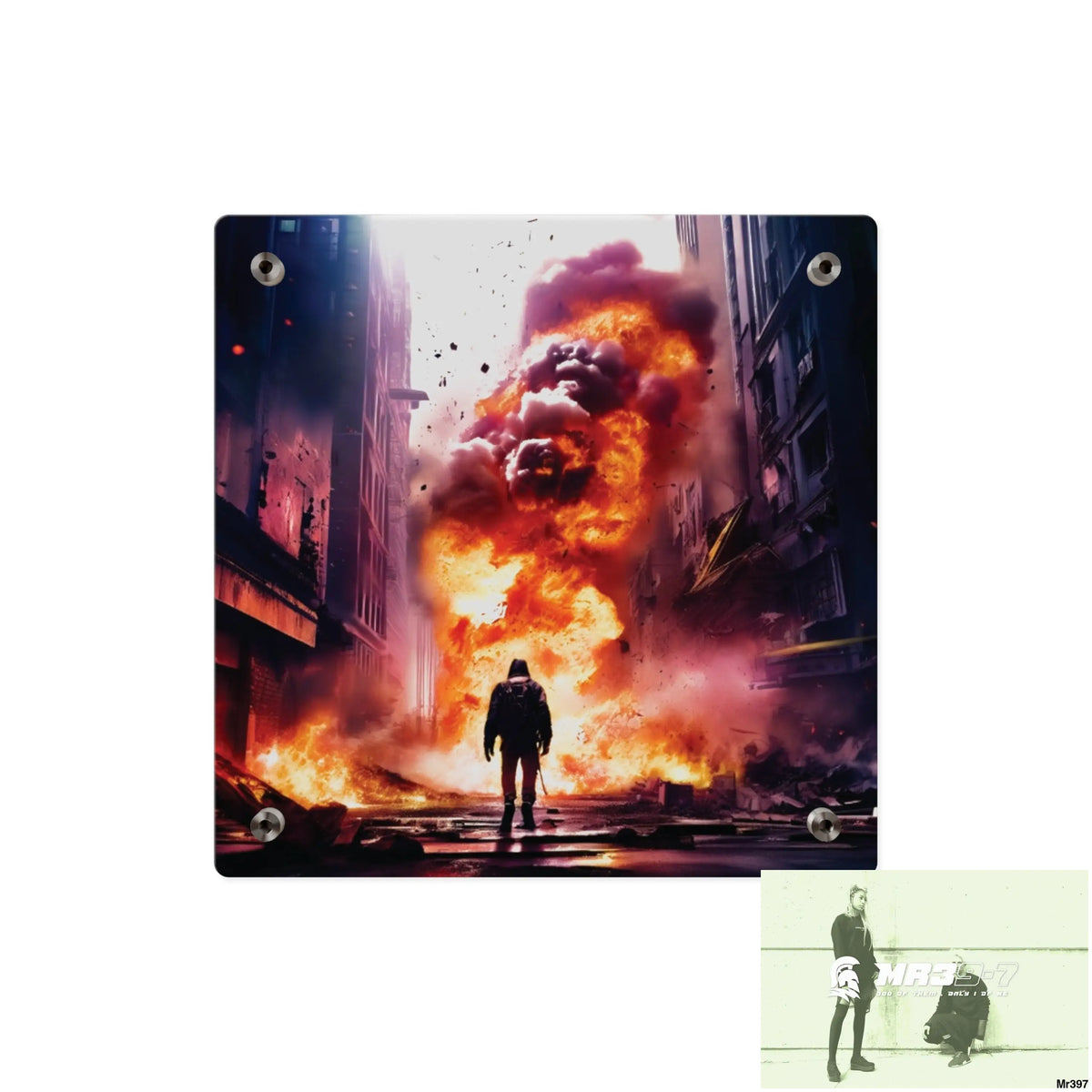 Escape from the block no 15 2628 days Death Flat Covert Failures Ltd Edition no 22 Acrylic Wall Art Panels Home Decor
