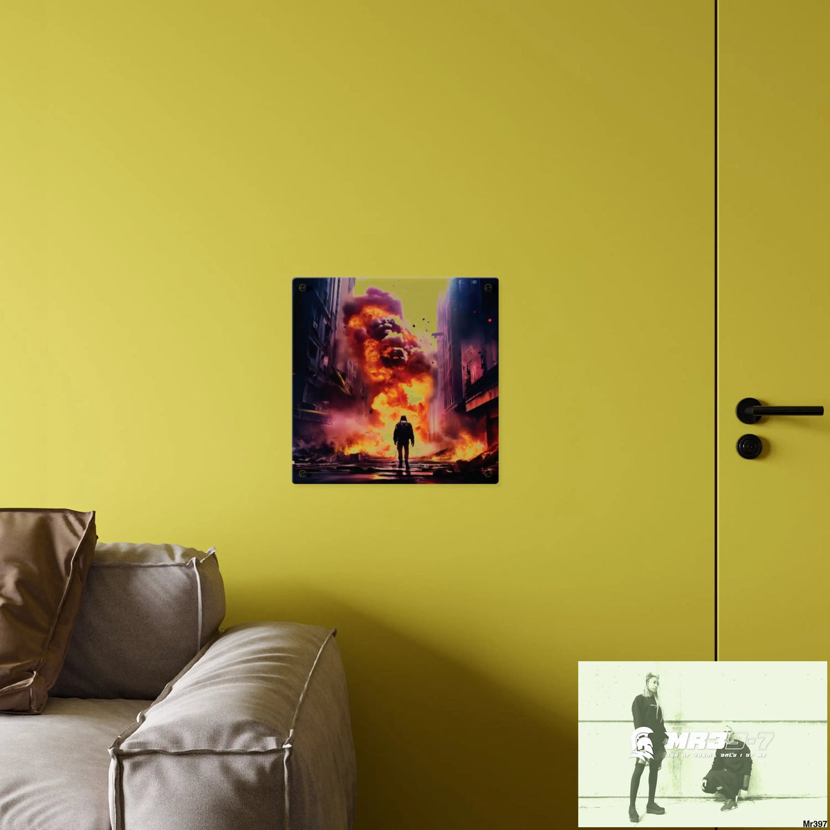 Escape from the block no 15 2628 days Death Flat Covert Failures Ltd Edition no 22 Acrylic Wall Art Panels Home Decor