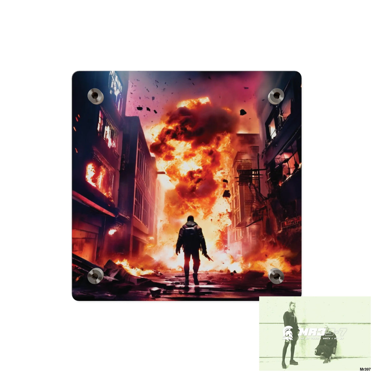 Escape from the block no 16 2628 days Death Flat Covert Failures Ltd Edition no 22 Acrylic Wall Art Panels Home Decor