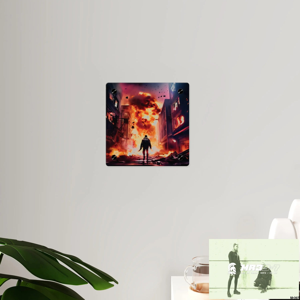 Escape from the block no 16 2628 days Death Flat Covert Failures Ltd Edition no 22 Acrylic Wall Art Panels Home Decor