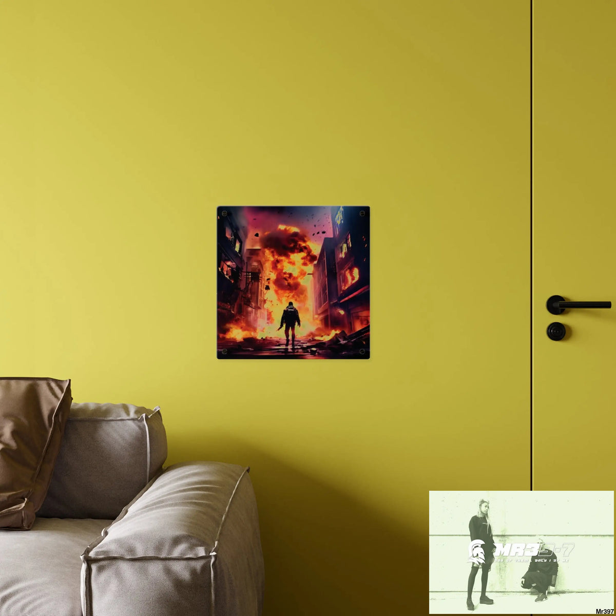 Escape from the block no 16 2628 days Death Flat Covert Failures Ltd Edition no 22 Acrylic Wall Art Panels Home Decor