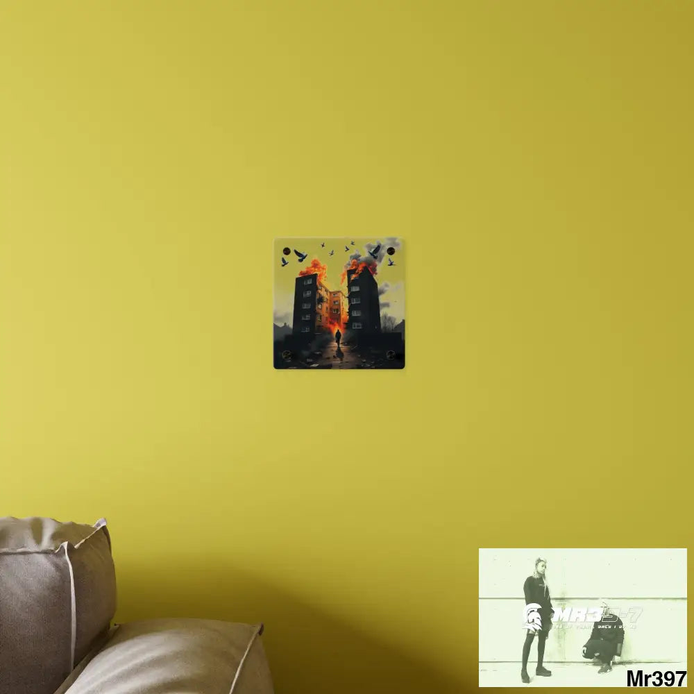 Escape from the block no 2 2628 days Death Flat Covert Failures Ltd Edition no 22 Acrylic Wall Art Panels Home Decor