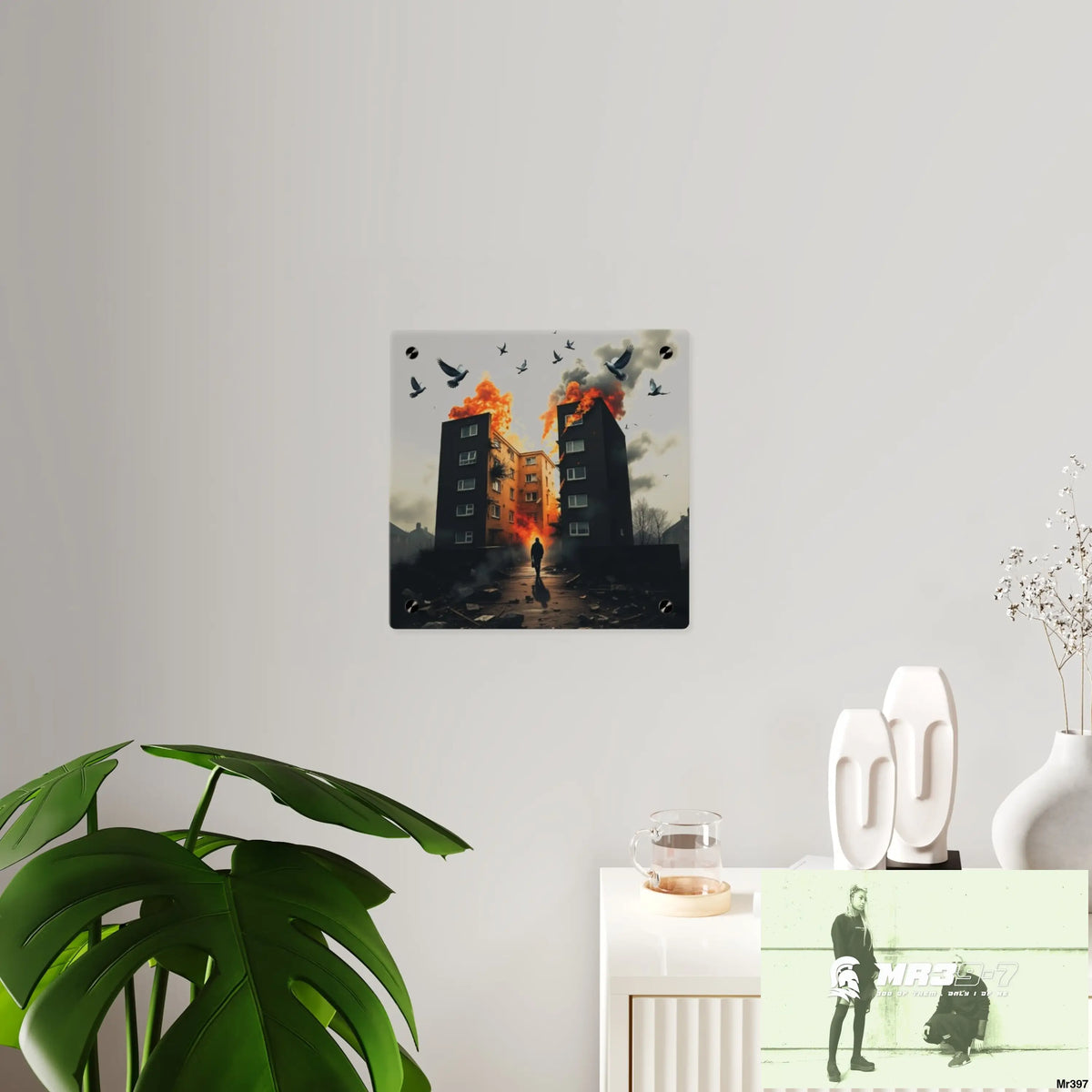 Escape from the block no 2 2628 days Death Flat Covert Failures Ltd Edition no 22 Acrylic Wall Art Panels Home Decor