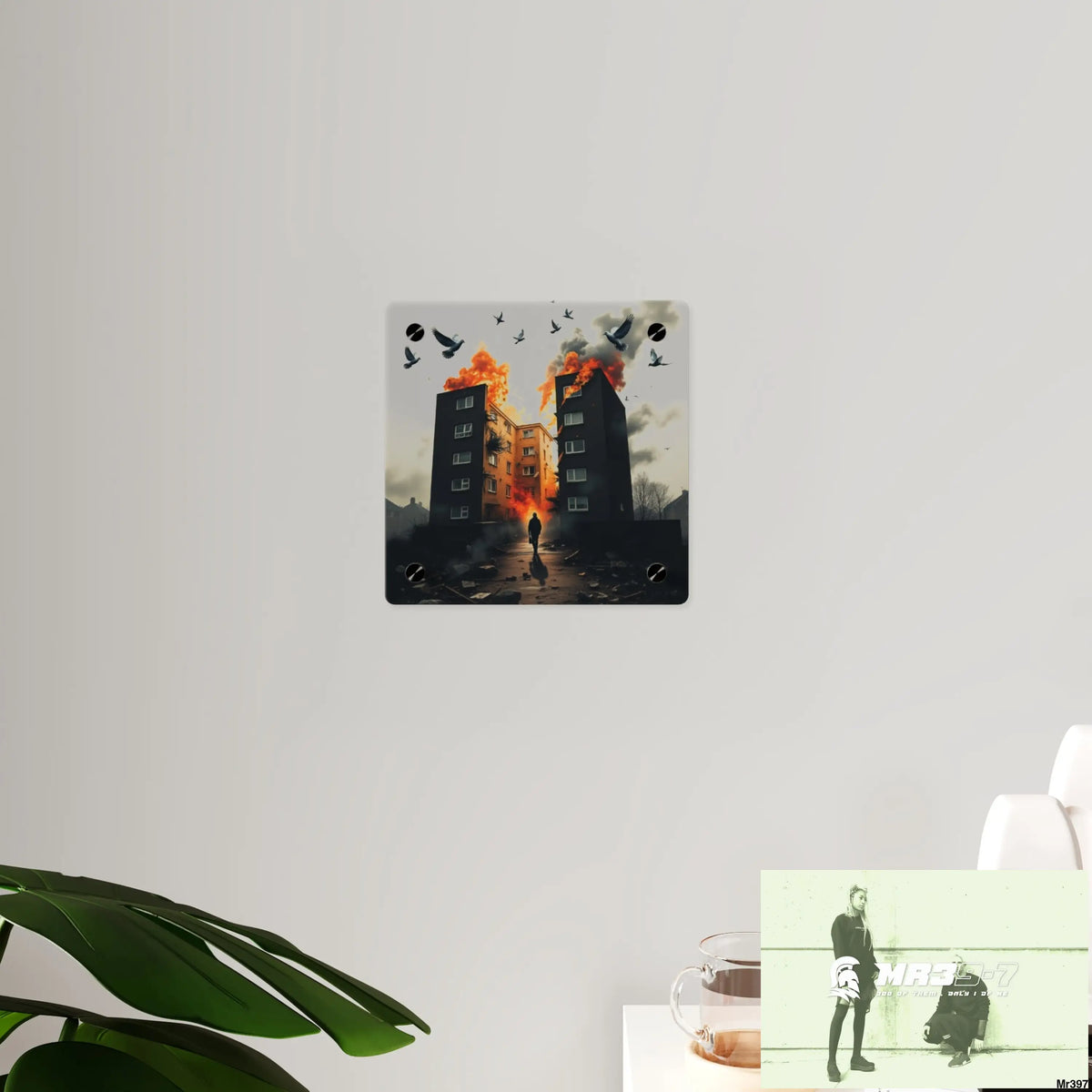 Escape from the block no 2 2628 days Death Flat Covert Failures Ltd Edition no 22 Acrylic Wall Art Panels Home Decor
