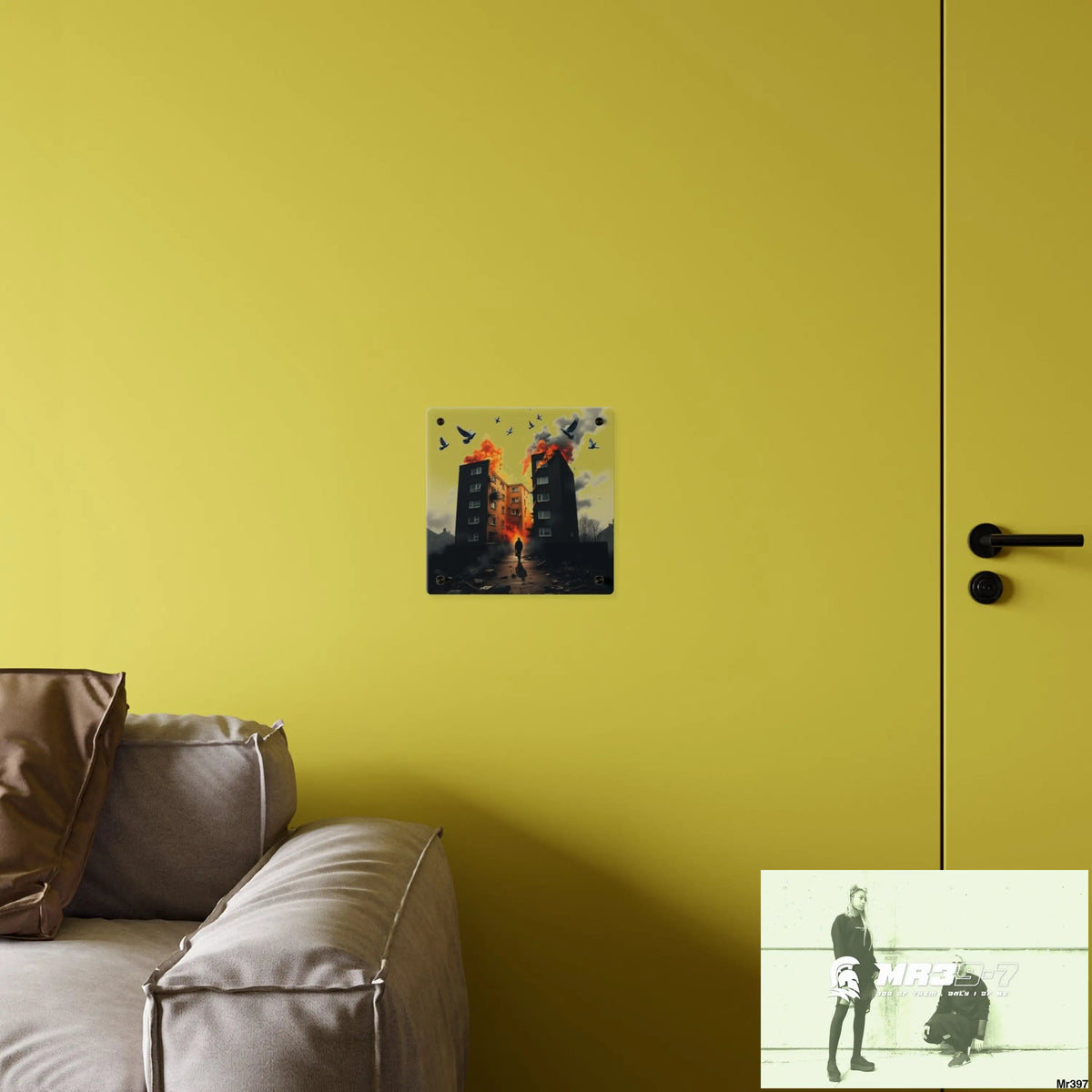 Escape from the block no 2 2628 days Death Flat Covert Failures Ltd Edition no 22 Acrylic Wall Art Panels Home Decor