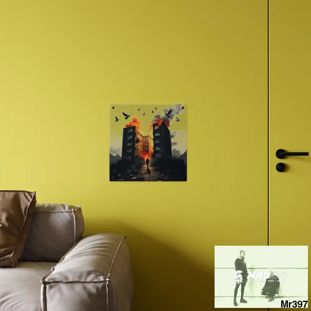 Escape from the block no 2 2628 days Death Flat Covert Failures Ltd Edition no 22 Acrylic Wall Art Panels Home Decor