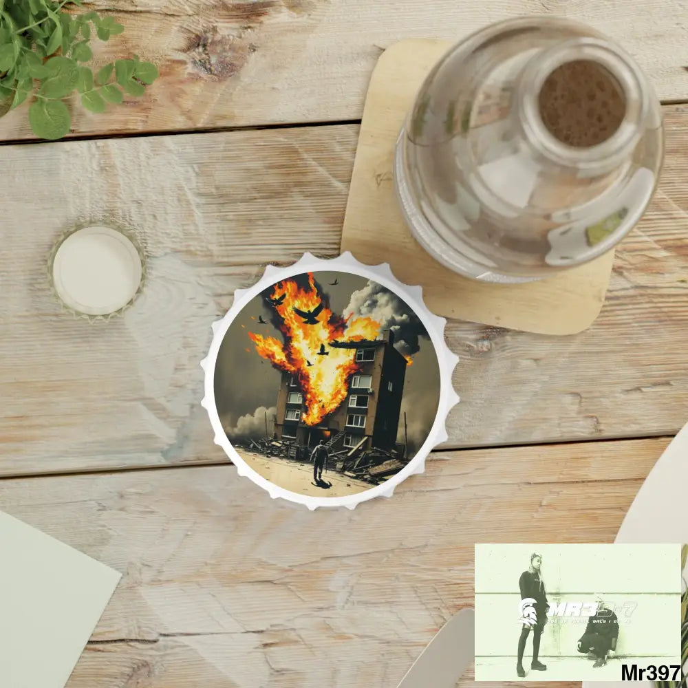 ESCAPE FROM THE BLOCK NO 2 2628 DAYS DEATH FLAT COVERT FAILURES LTD EDITION NO 22 Magnetic Bottle Opener One size