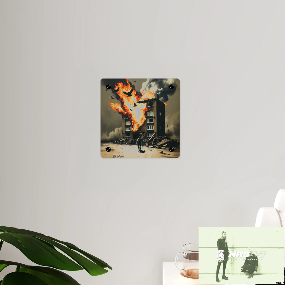 Escape from the block no 3 2628 days Death Flat Covert Failures Ltd Edition no 22 Acrylic Wall Art Panels Home Decor