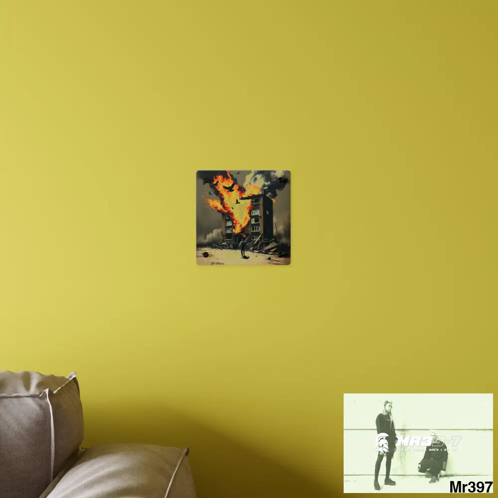 Escape from the block no 3 2628 days Death Flat Covert Failures Ltd Edition no 22 Acrylic Wall Art Panels Home Decor