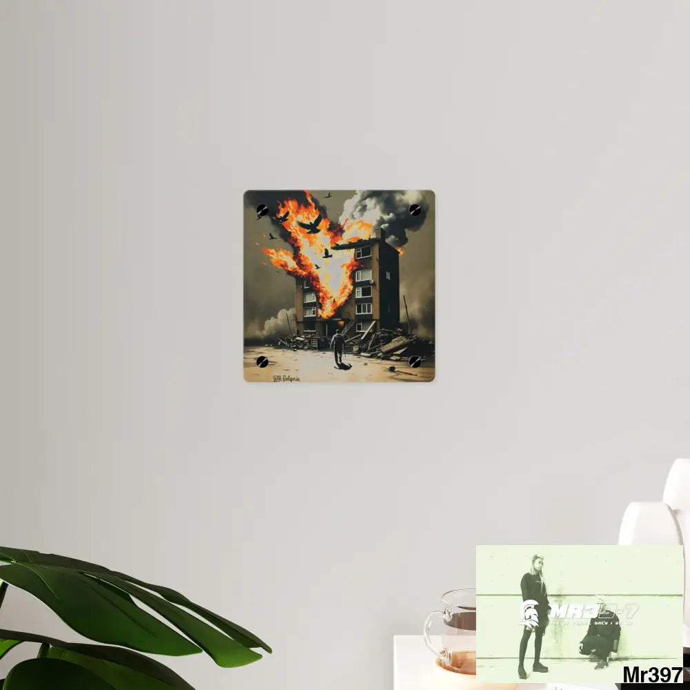 Escape from the block no 3 2628 days Death Flat Covert Failures Ltd Edition no 22 Acrylic Wall Art Panels Home Decor