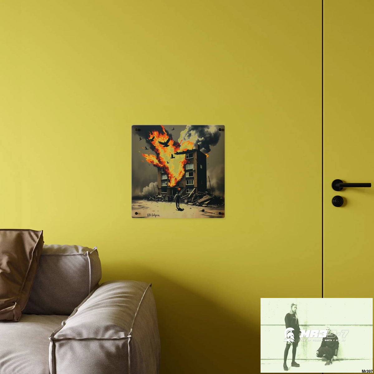 Escape from the block no 3 2628 days Death Flat Covert Failures Ltd Edition no 22 Acrylic Wall Art Panels Home Decor
