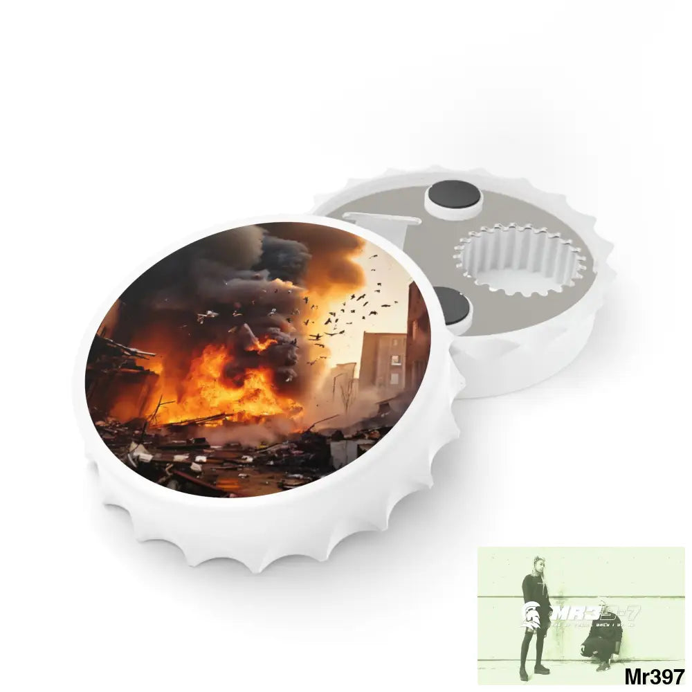 ESCAPE FROM THE BLOCK NO 3 2628 DAYS DEATH FLAT COVERT FAILURES LTD EDITION NO 22 Magnetic Bottle Opener One size