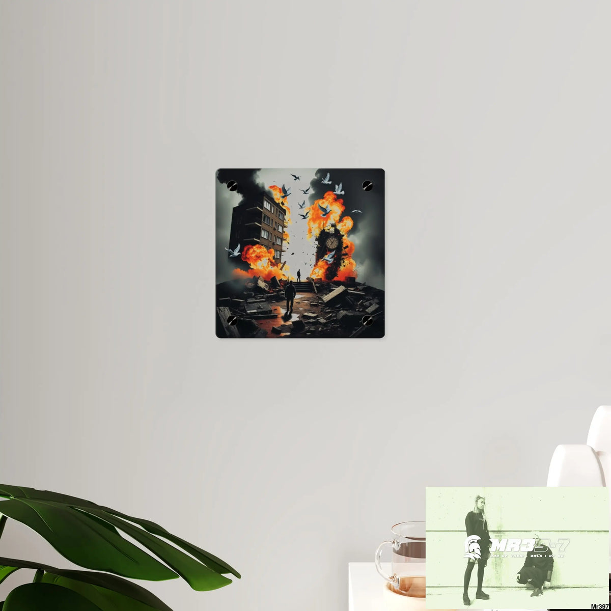 Escape from the block no 4 2628 days Death Flat Covert Failures Ltd Edition no 22 Acrylic Wall Art Panels Home Decor