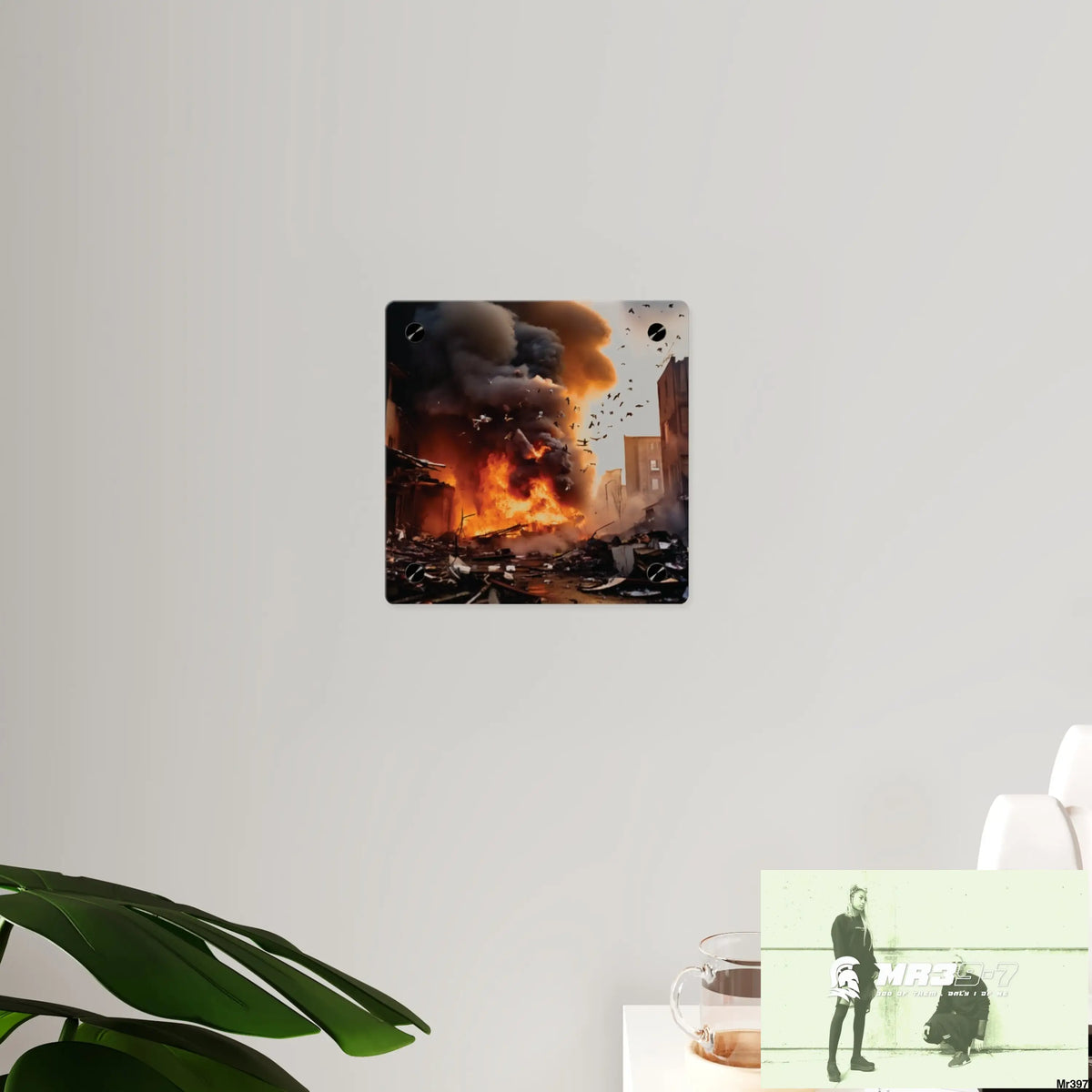 Escape from the block no 5 2628 days Death Flat Covert Failures Ltd Edition no 22 Acrylic Wall Art Panels Home Decor
