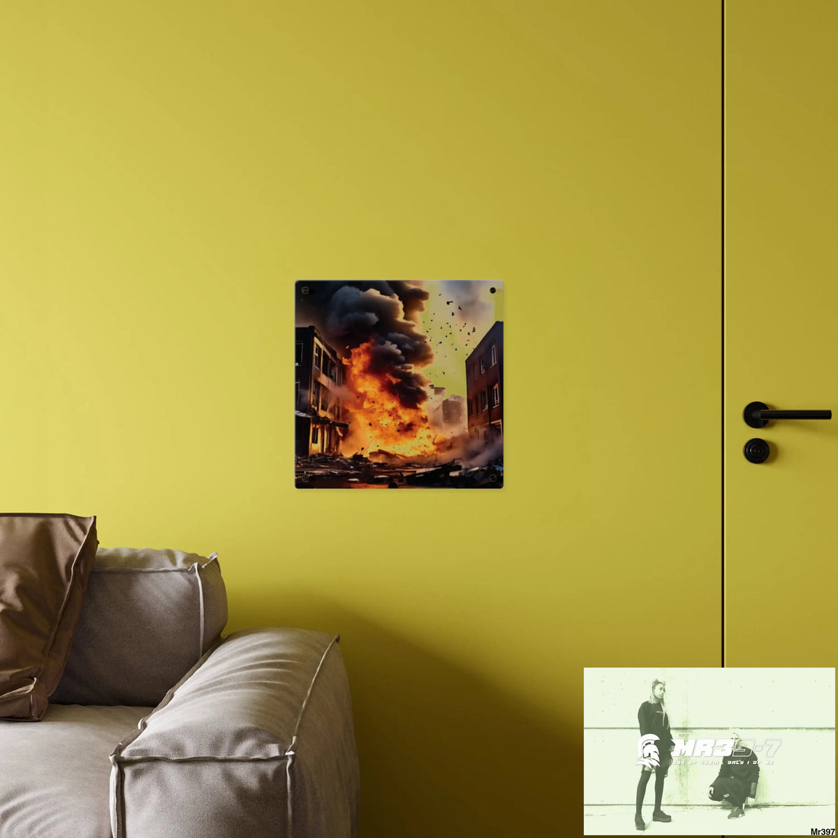 Escape from the block no 6 2628 days Death Flat Covert Failures Ltd Edition no 22 Acrylic Wall Art Panels Home Decor