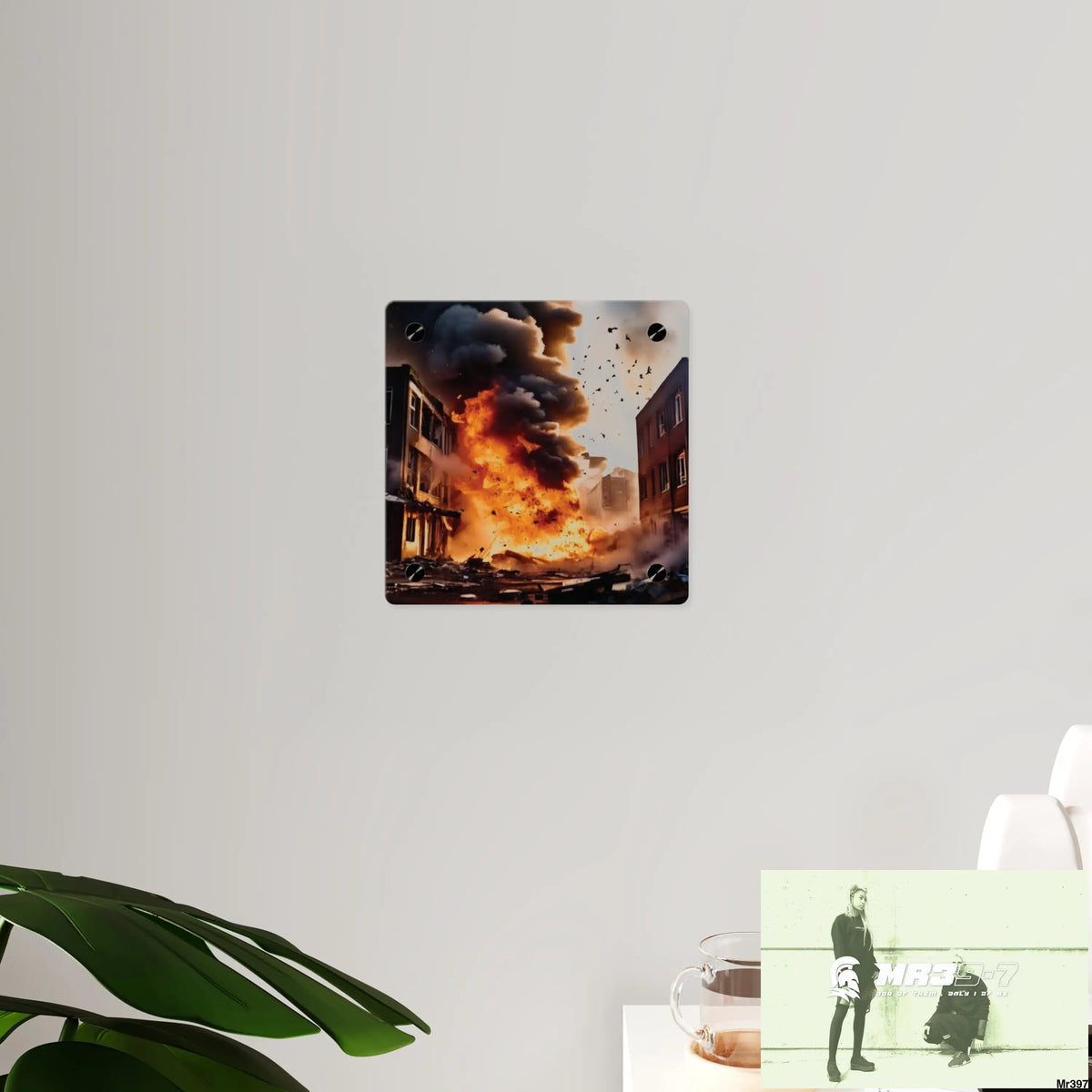 Escape from the block no 6 2628 days Death Flat Covert Failures Ltd Edition no 22 Acrylic Wall Art Panels Home Decor