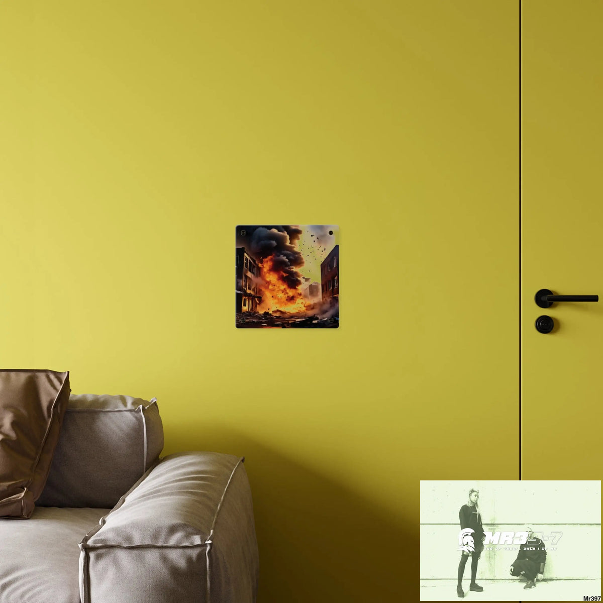 Escape from the block no 6 2628 days Death Flat Covert Failures Ltd Edition no 22 Acrylic Wall Art Panels Home Decor