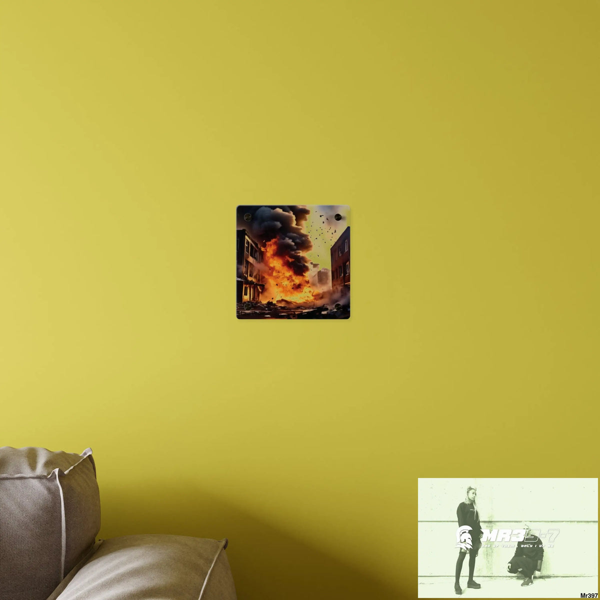 Escape from the block no 6 2628 days Death Flat Covert Failures Ltd Edition no 22 Acrylic Wall Art Panels Home Decor